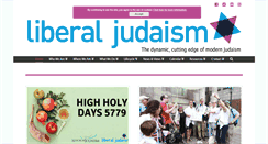 Desktop Screenshot of liberaljudaism.org