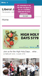 Mobile Screenshot of liberaljudaism.org