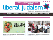 Tablet Screenshot of liberaljudaism.org